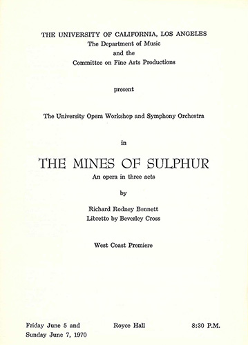 program cover